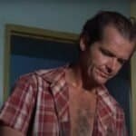 Jack Nicholson in una scena del film professione reporte