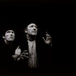 Waiting for Godot, Avignon Festival, 1978. Rufus (Estragon) and Georges Wilson (Vladimir)