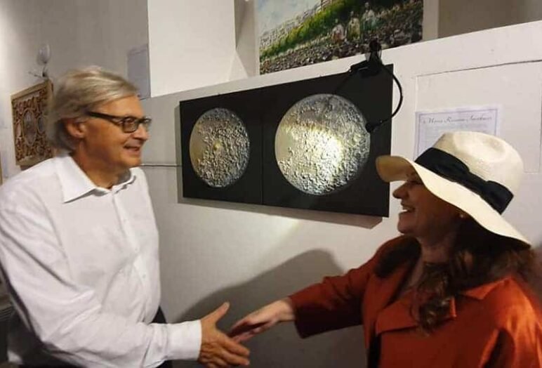 La pittrice e Sgarbi